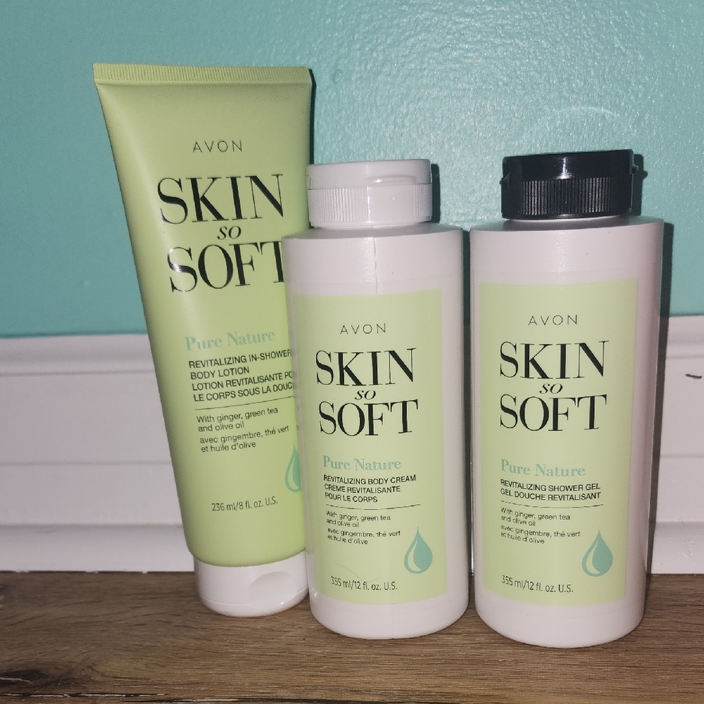 Avon Skin So Soft Pure Nature 3pc Set